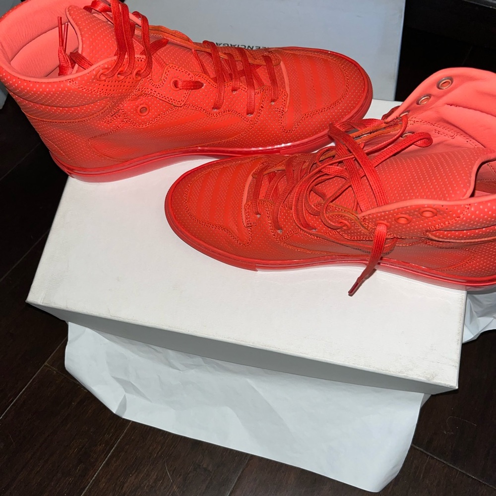 Red Balenciaga Sneakers